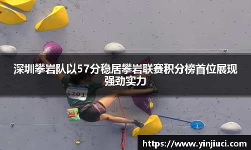深圳攀岩队以57分稳居攀岩联赛积分榜首位展现强劲实力